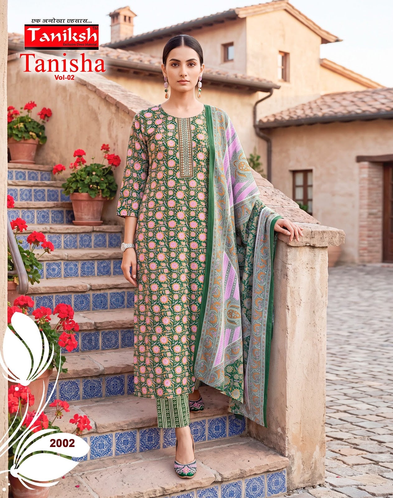 Tanisha Vol 2 Taniksh Dhabu Readymade Cotton Pant Suits Manufacturer Ahmedabad