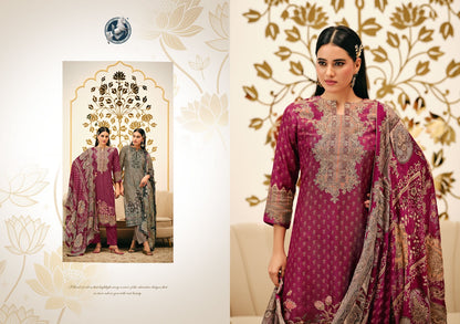Tanisha Vol 3 Vivek Tissue Silk Pant Style Suits Wholesale
