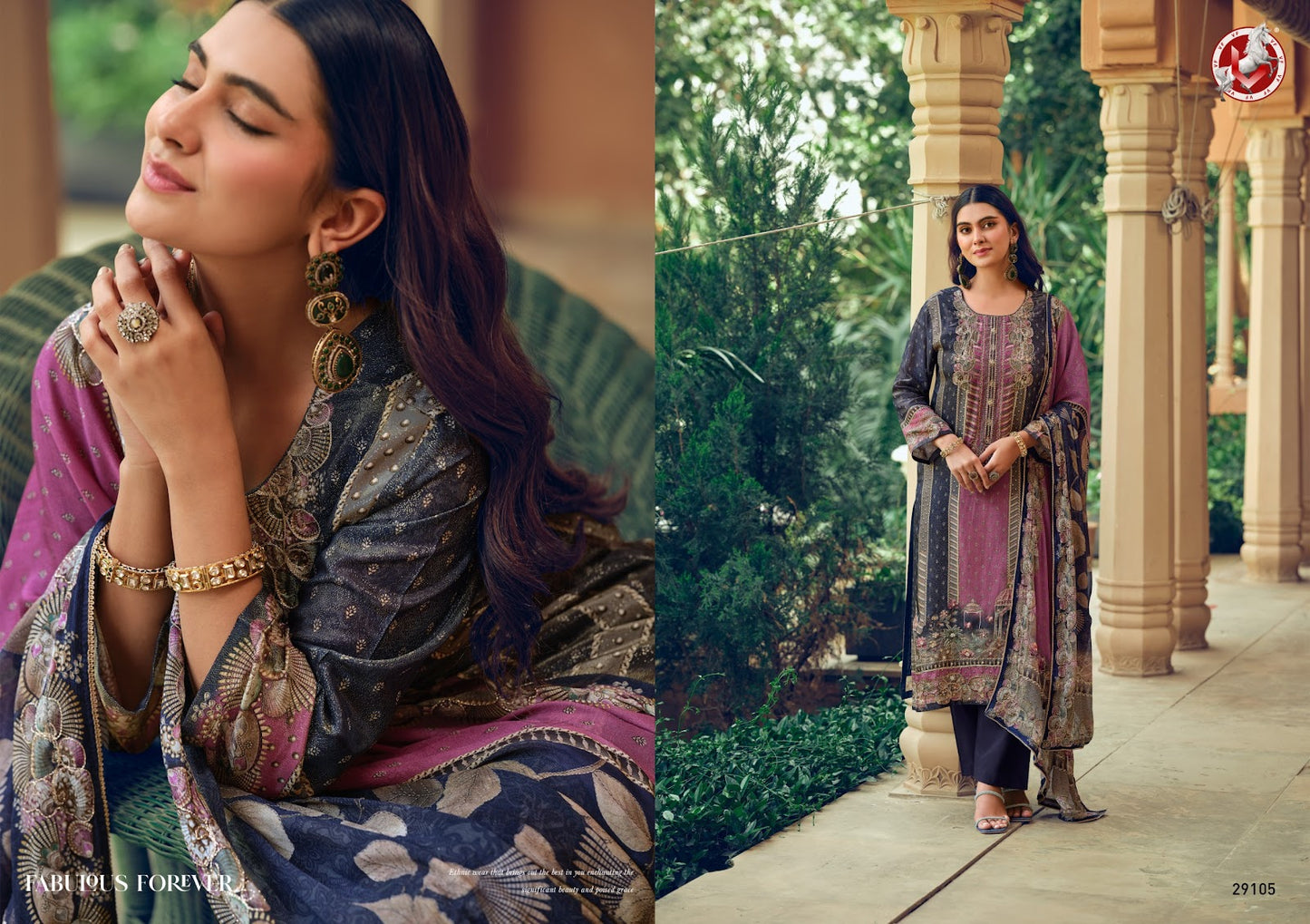 Tanisha Vol 7 Vivek Tissue Silk Pant Style Suits Supplier India