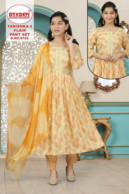 Tanishka Flair Vol 2 8722 Dt Devi Capsule Readymade Anarkali Suits Exporter Ahmedabad