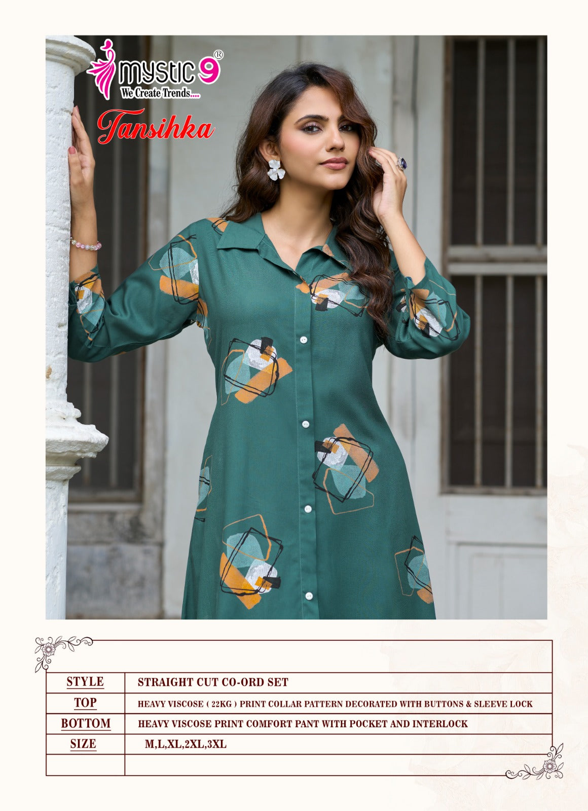 Tanishka Vol 1 Mystic 9 Viscose Co Ord Set Supplier India