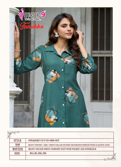 Tanishka Vol 1 Mystic 9 Viscose Co Ord Set Supplier India