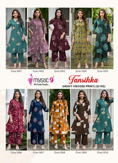 Tanishka Vol 1 Mystic 9 Viscose Co Ord Set Supplier India