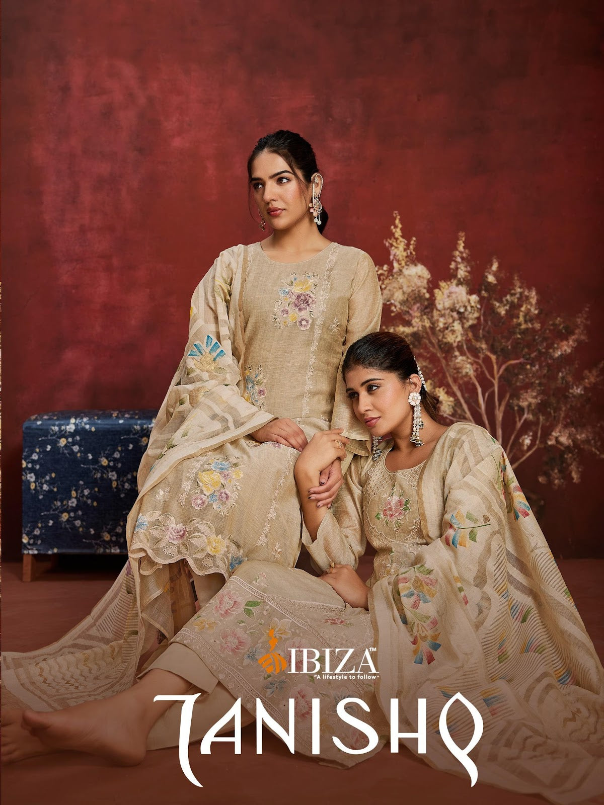 Tanishq Ibiza Organic Pant Style Suits Manufacturer Gujarat