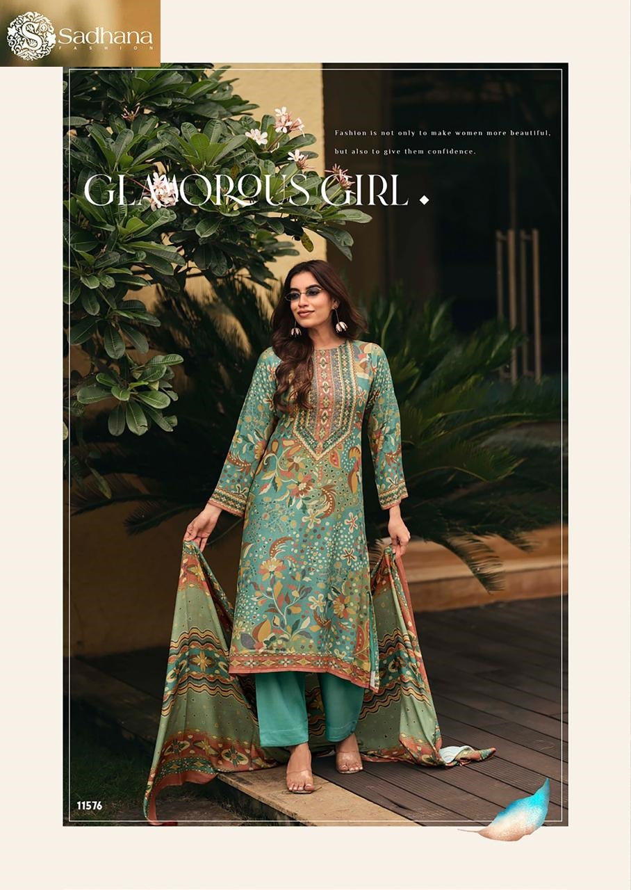 Tanishq Sadhana Pashmina Suits Wholesale Price