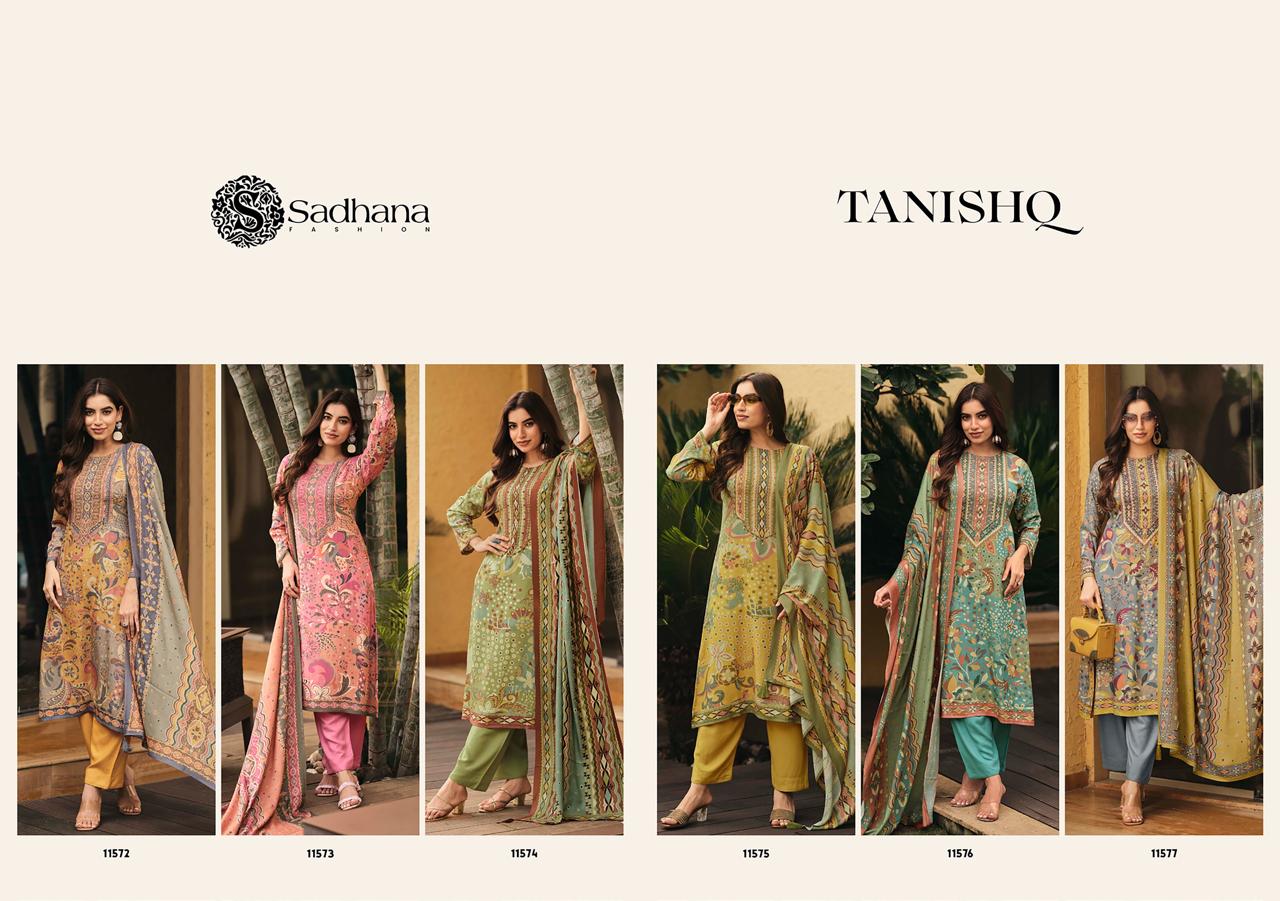 Tanishq Sadhana Pashmina Suits Wholesale Price