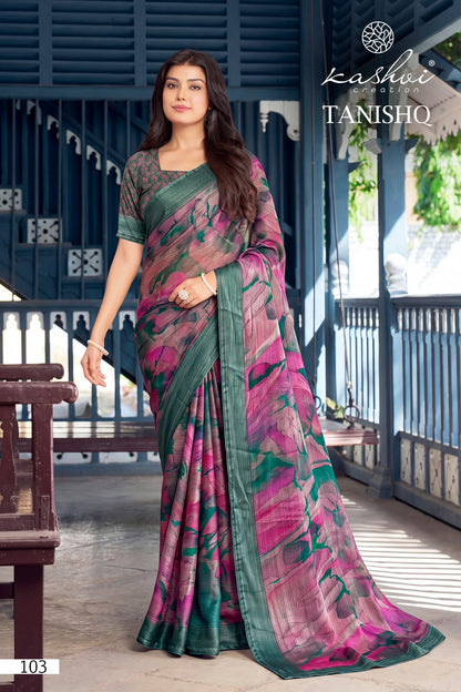 Tanishq Vol 1 Kashvi Creation Siya Silk Sarees Wholesale Price