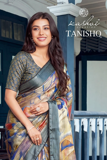 Tanishq Vol 1 Kashvi Creation Siya Silk Sarees Wholesale Price