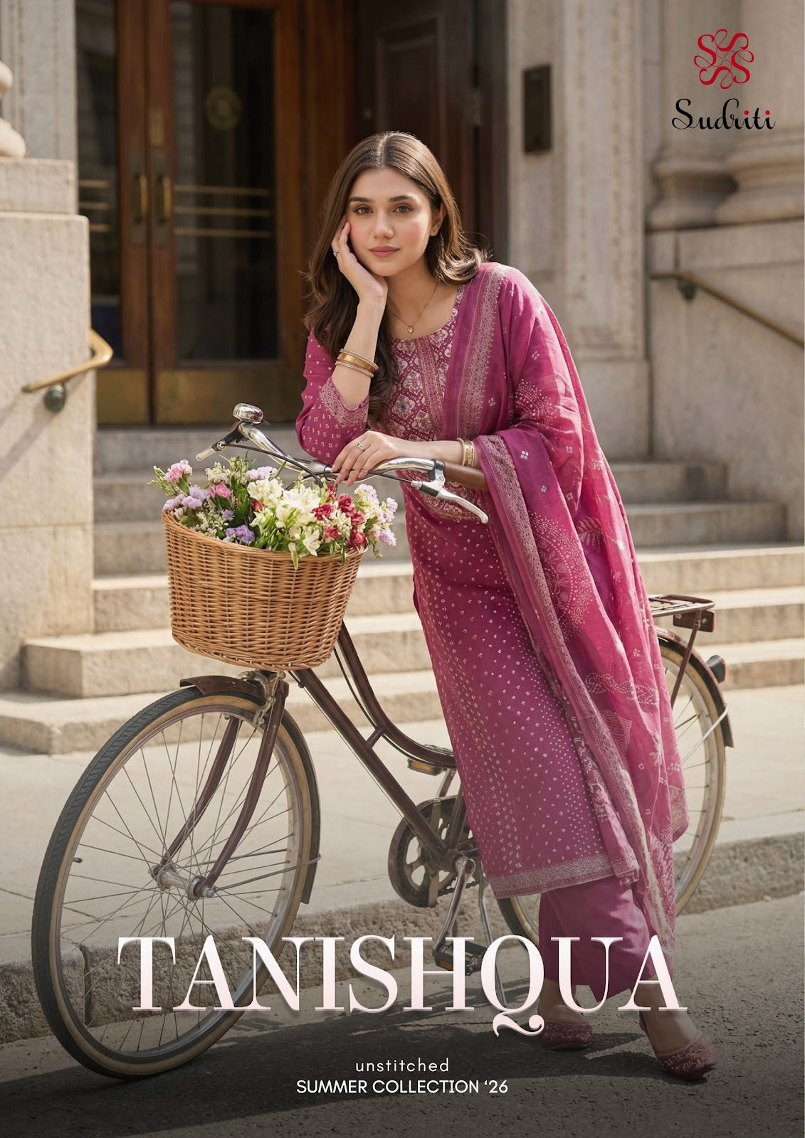 Tanishqua Sudriti Sahiba Cotton Lawn Pant Style Suits Wholesaler India