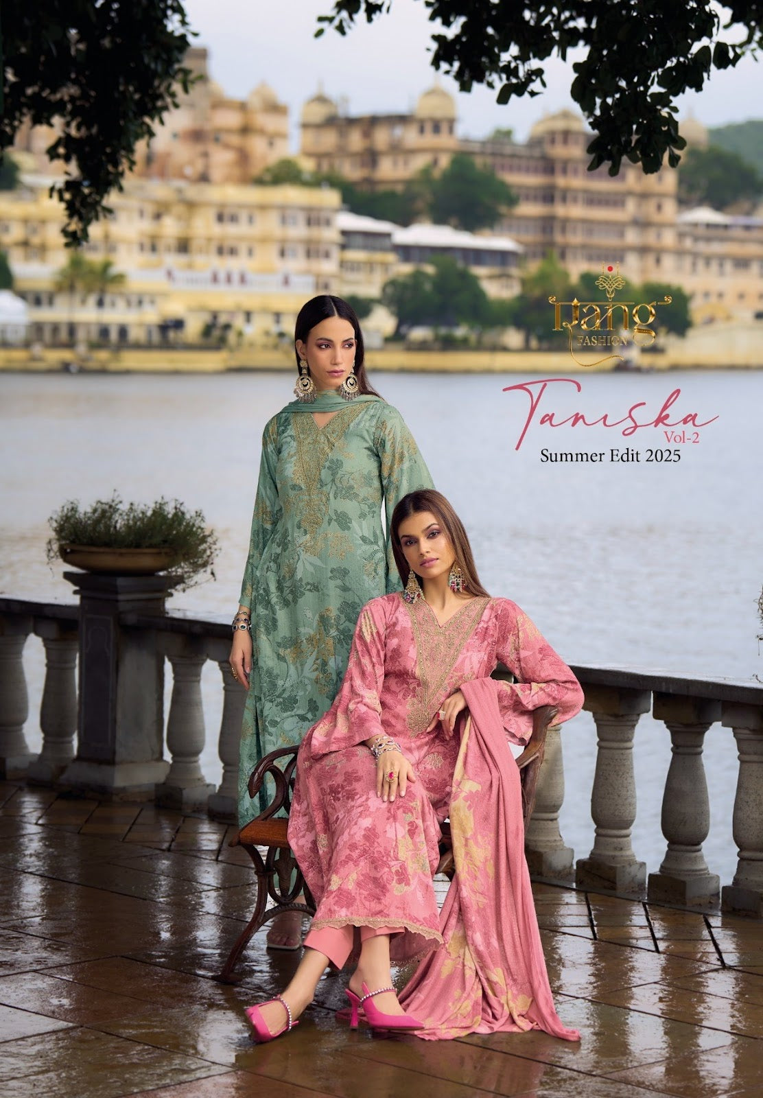 Taniska Vol 2 Rang Fashion Cambric Lawn Pant Style Suits Manufacturer