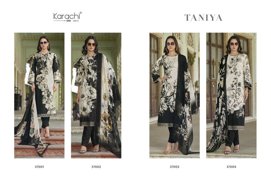 Taniya Karachi Prints Cambric Pant Style Suits