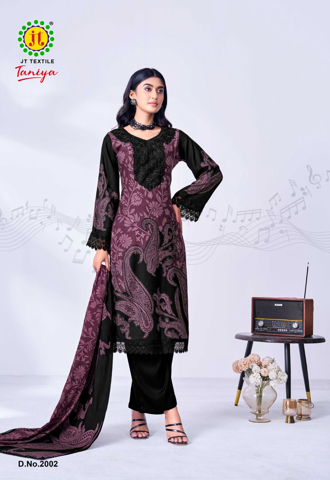 Taniya Vol 2 Jt Rayon Pant Style Suits Wholesaler Gujarat