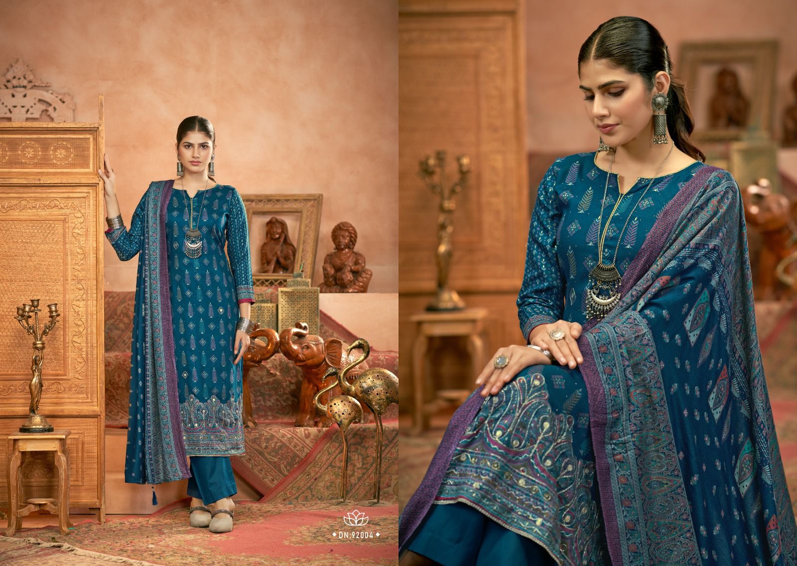 Tannisa Nishant Fashion Twill Pashmina Suits Wholesale Price