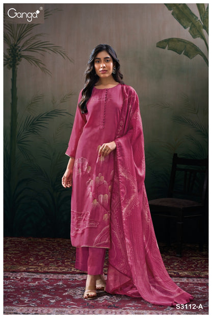 Tansi 3112 Ganga Premium Bemberg Plazzo Style Suits Manufacturer Gujarat