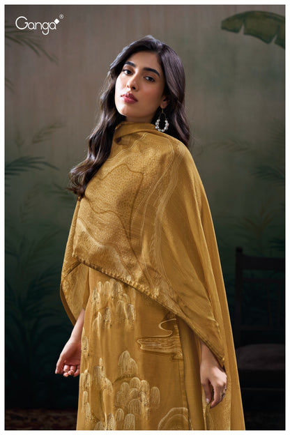 Tansi 3112 Ganga Premium Bemberg Plazzo Style Suits Manufacturer Gujarat