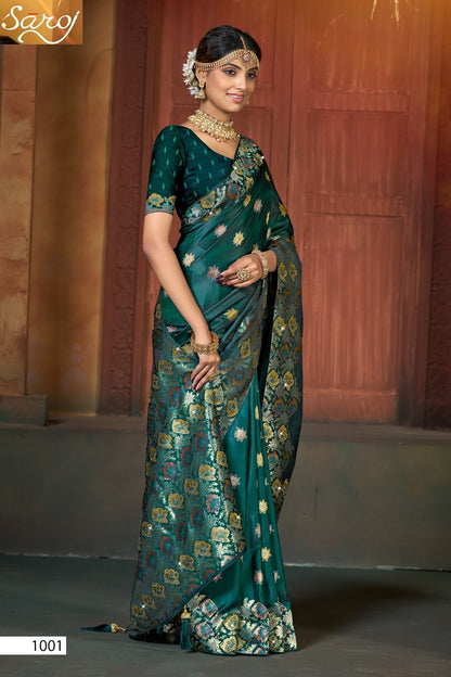 Tantra Satin Saroski Vol 2 Saroj Sarees Wholesaler