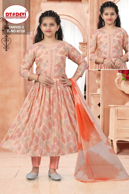 Tanvee 2 8720 Dt Devi Capsule Girls Readymade Pant Suits Wholesaler Ahmedabad