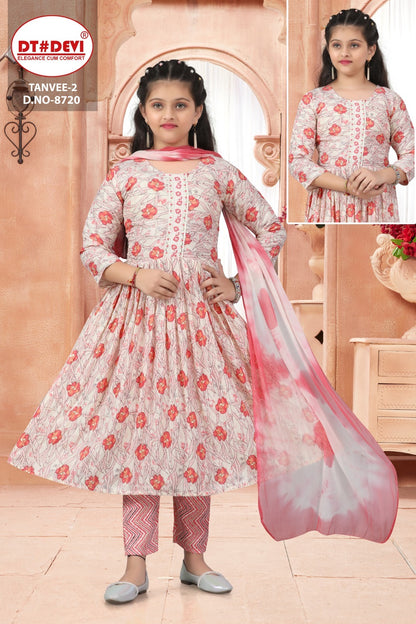Tanvee 2 8720 Dt Devi Capsule Girls Readymade Pant Suits Wholesaler Ahmedabad