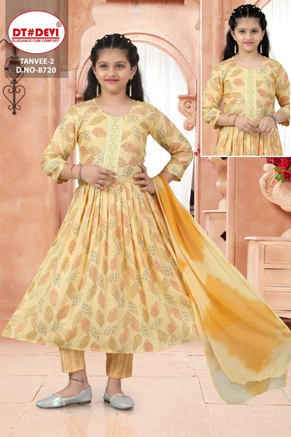 Tanvee 2 8720 Dt Devi Capsule Girls Readymade Pant Suits Wholesaler Ahmedabad