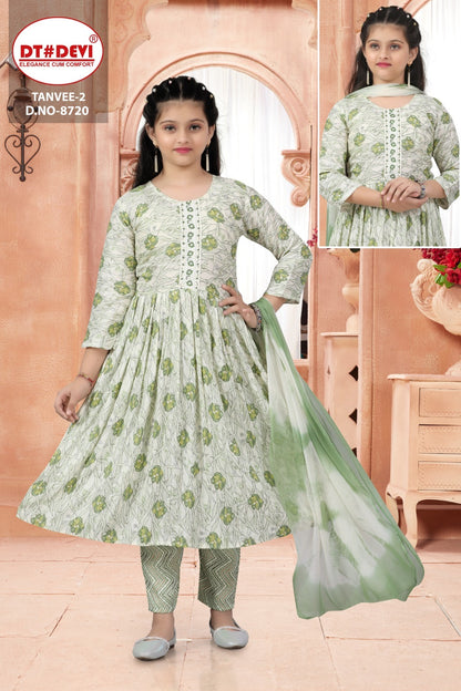 Tanvee 2 8720 Dt Devi Capsule Girls Readymade Pant Suits Wholesaler Ahmedabad