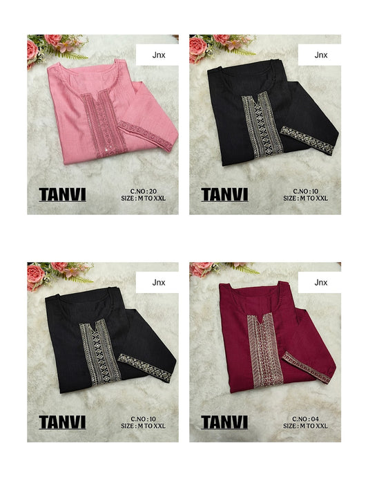 Tanvi Jnx Vertican Kurtis Wholesaler India