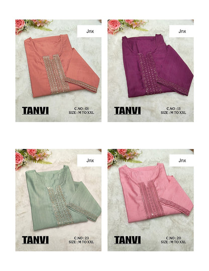 Tanvi Jnx Vertican Kurtis Wholesaler India