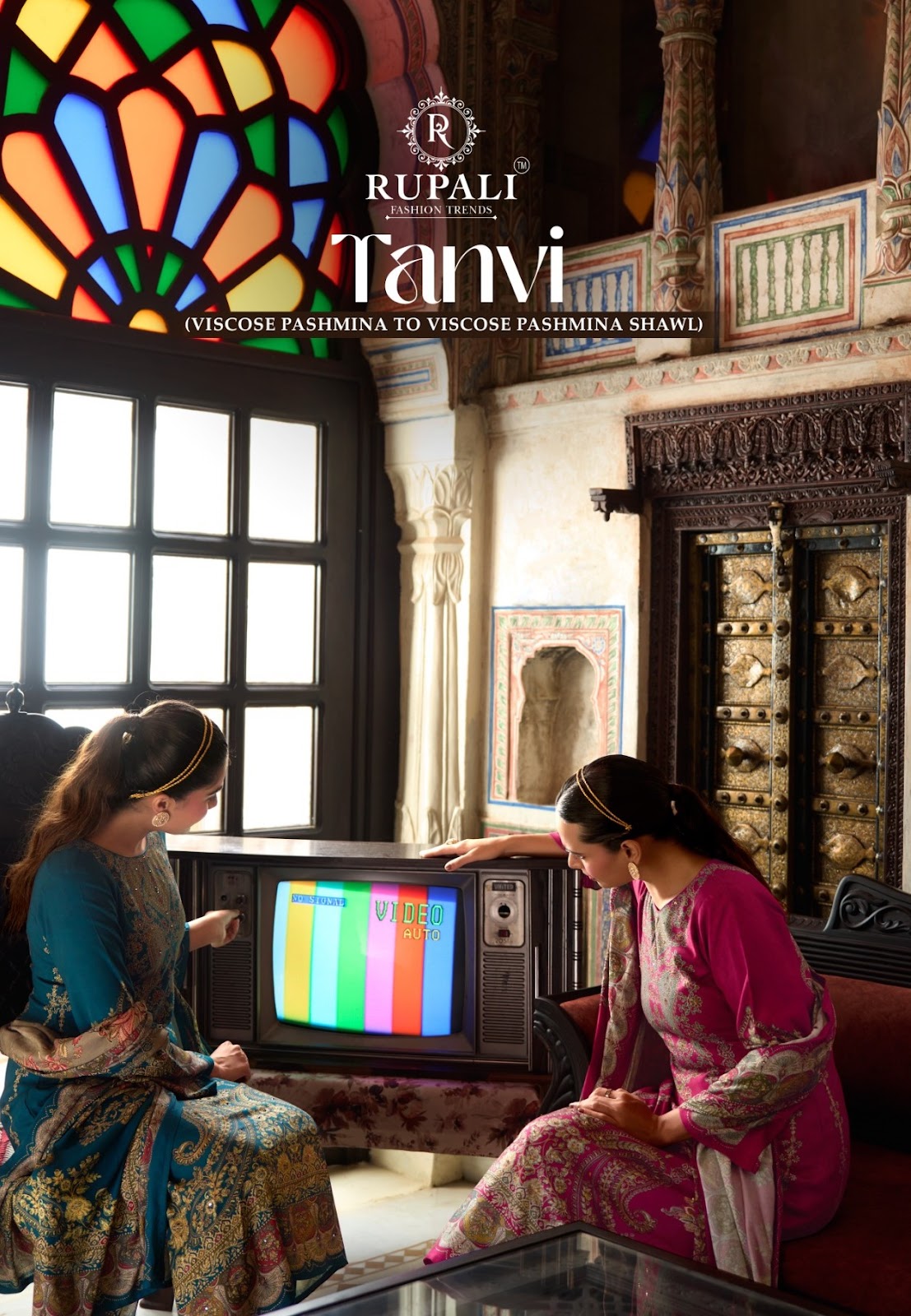 Tanvi Rupali Pashmina Suits Exporter Gujarat