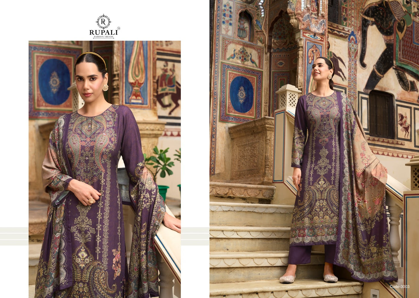 Tanvi Rupali Pashmina Suits Exporter Gujarat