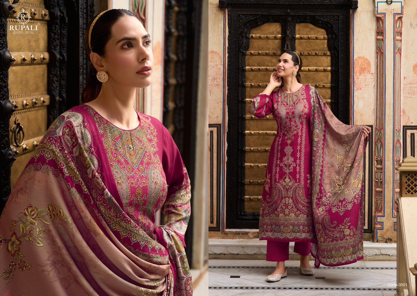 Tanvi Rupali Pashmina Suits Exporter Gujarat