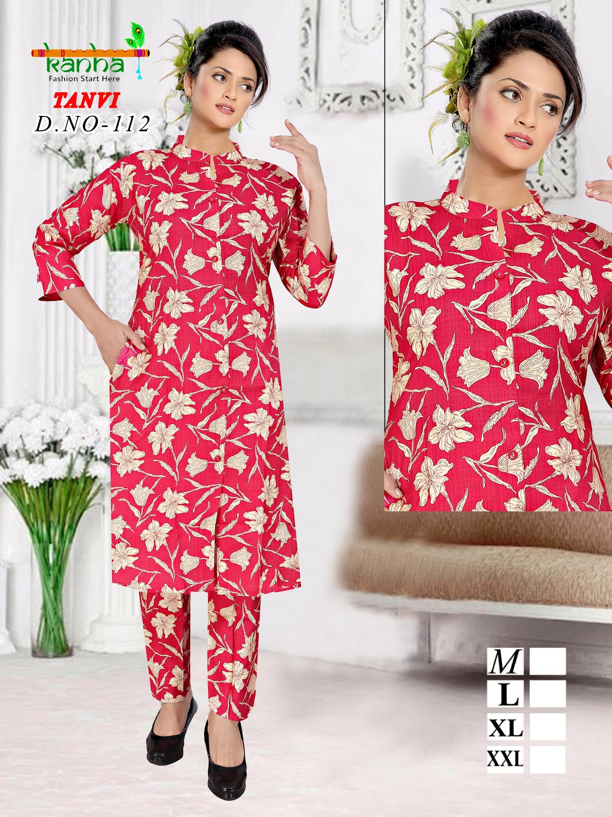 Tanvi Sherwani Kanha Vetican Co Ord Set Manufacturer Ahmedabad