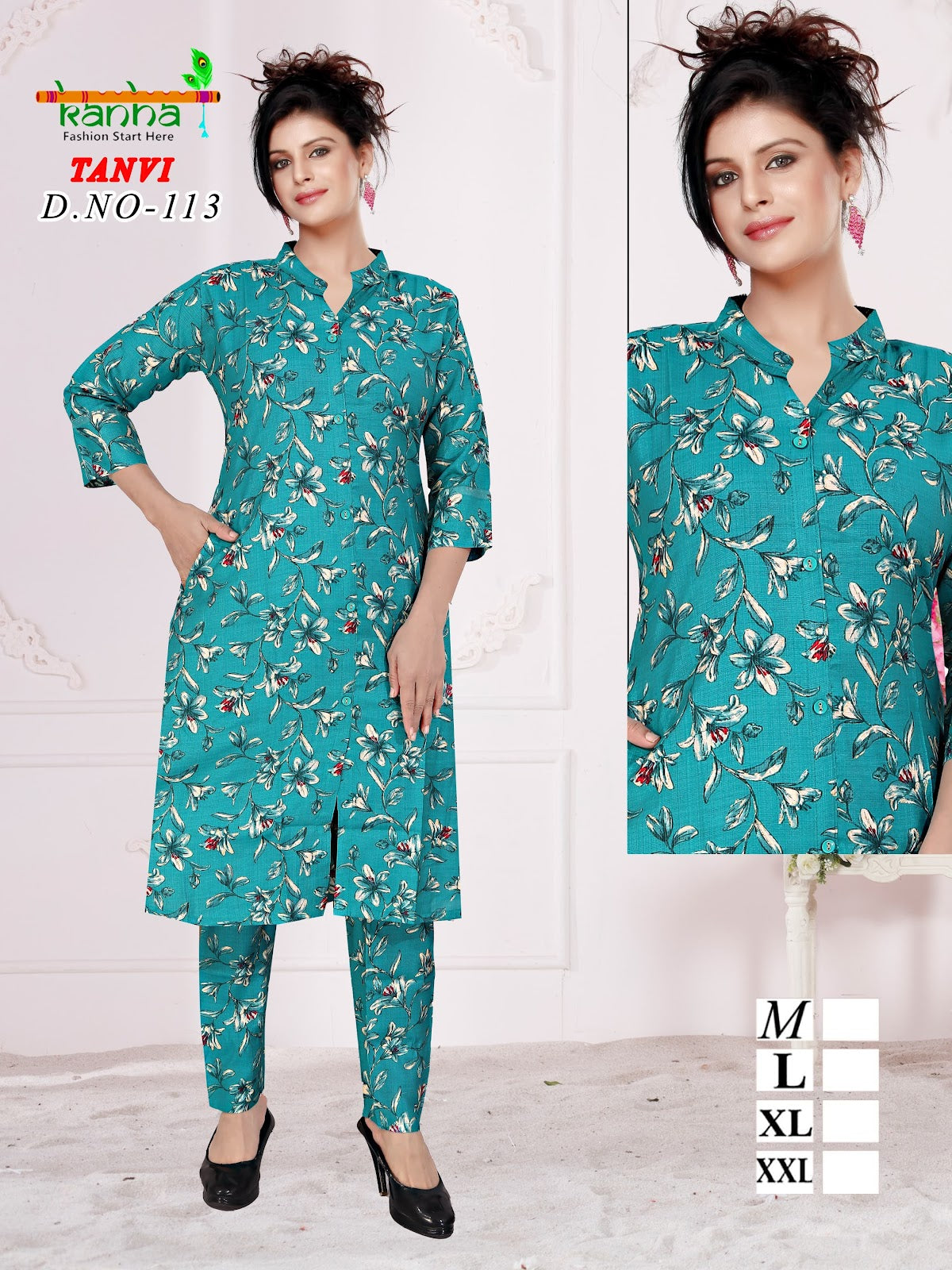 Tanvi Sherwani Kanha Vetican Co Ord Set Manufacturer Ahmedabad