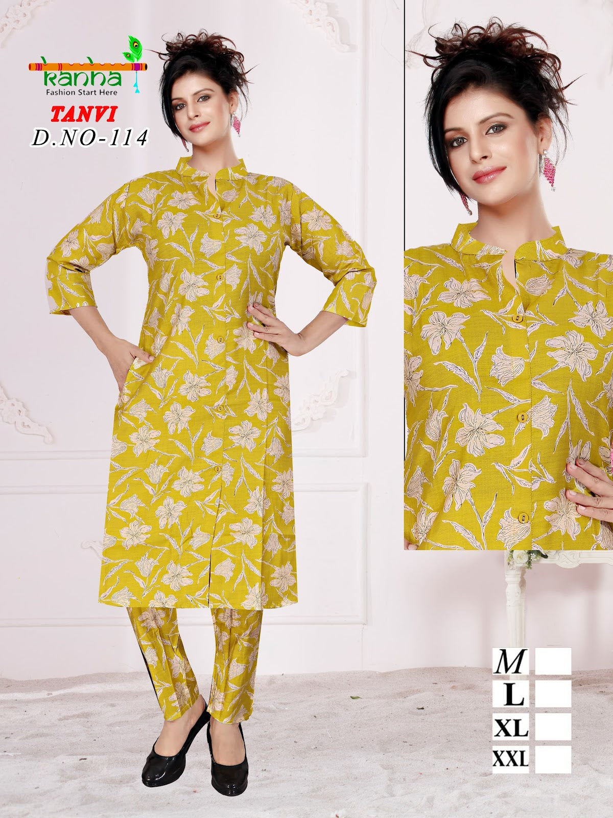 Tanvi Sherwani Kanha Vetican Co Ord Set Manufacturer Ahmedabad