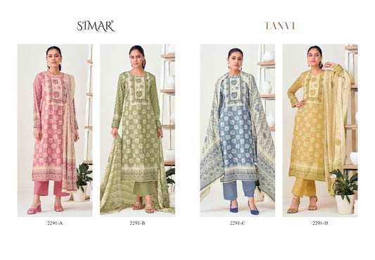 Tanvi Simar Cotton Linen Pant Style Suits Wholesaler Gujarat