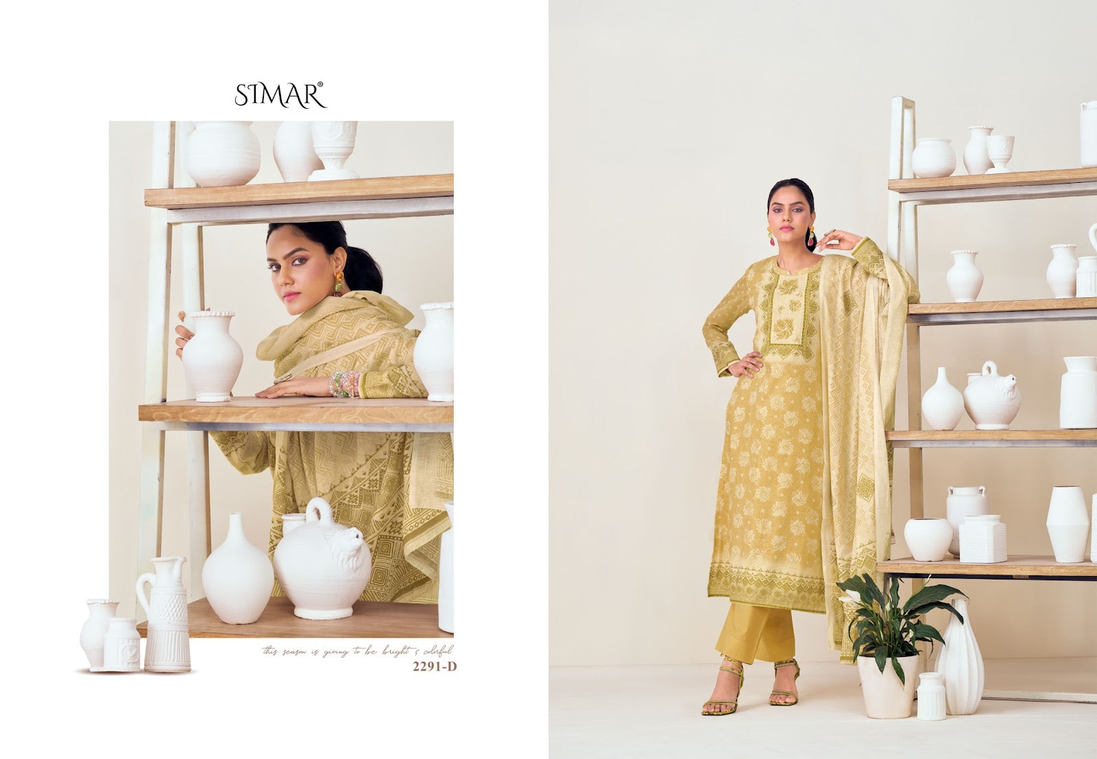 Tanvi Simar Cotton Linen Pant Style Suits Wholesaler Gujarat
