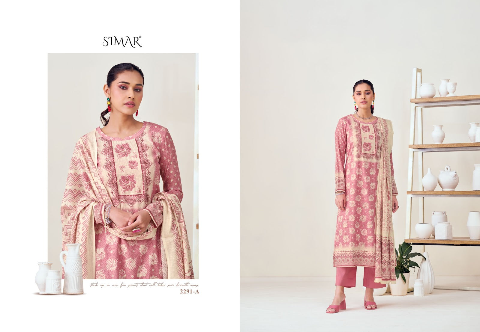 Tanvi Simar Cotton Linen Pant Style Suits Wholesaler Gujarat