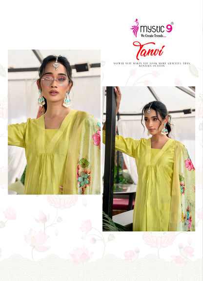 Tanvi Vol 1 Mystic 9 Vertican Readymade Anarkali Suits Manufacturer Gujarat