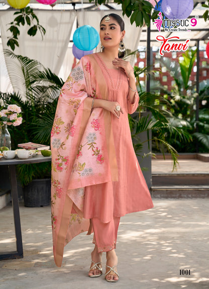 Tanvi Vol 1 Mystic 9 Vertican Readymade Anarkali Suits Manufacturer Gujarat
