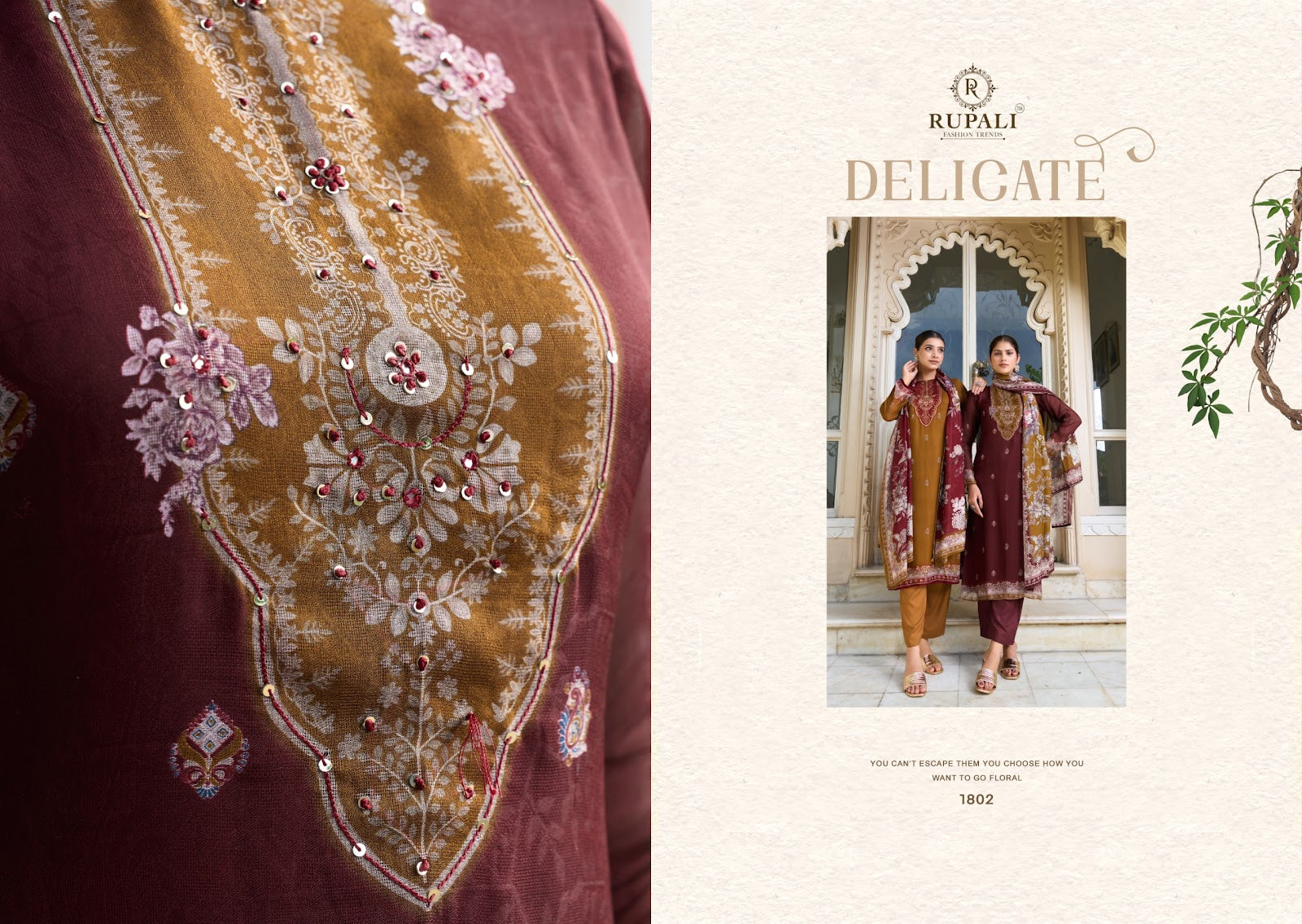 Tanvika Rupali Pant Style Suits Supplier India