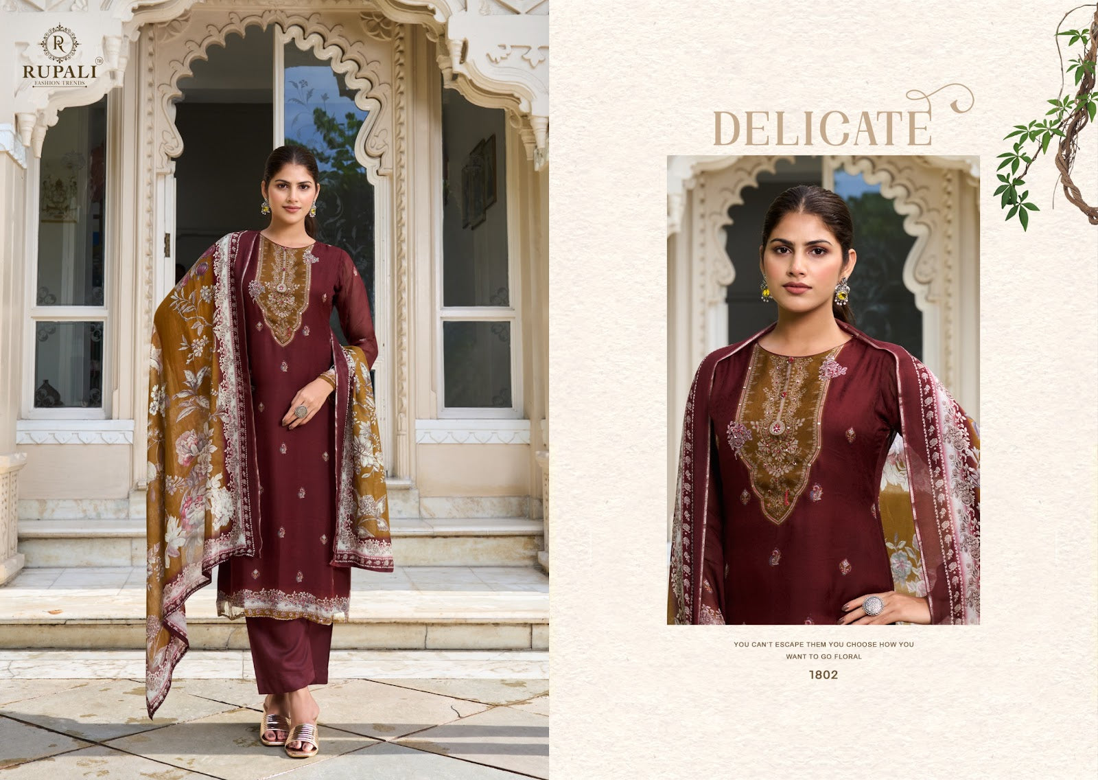 Tanvika Rupali Pant Style Suits Supplier India