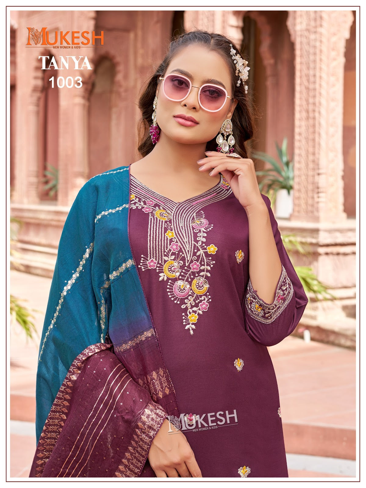 Tanya Mukesh Banwery Rayon 14Kg Readymade Pant Style Suits Manufacturer Ahmedabad