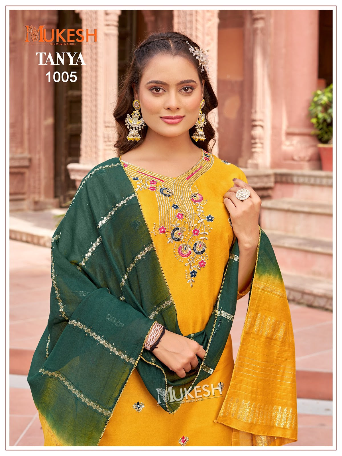 Tanya Mukesh Banwery Rayon 14Kg Readymade Pant Style Suits Manufacturer Ahmedabad