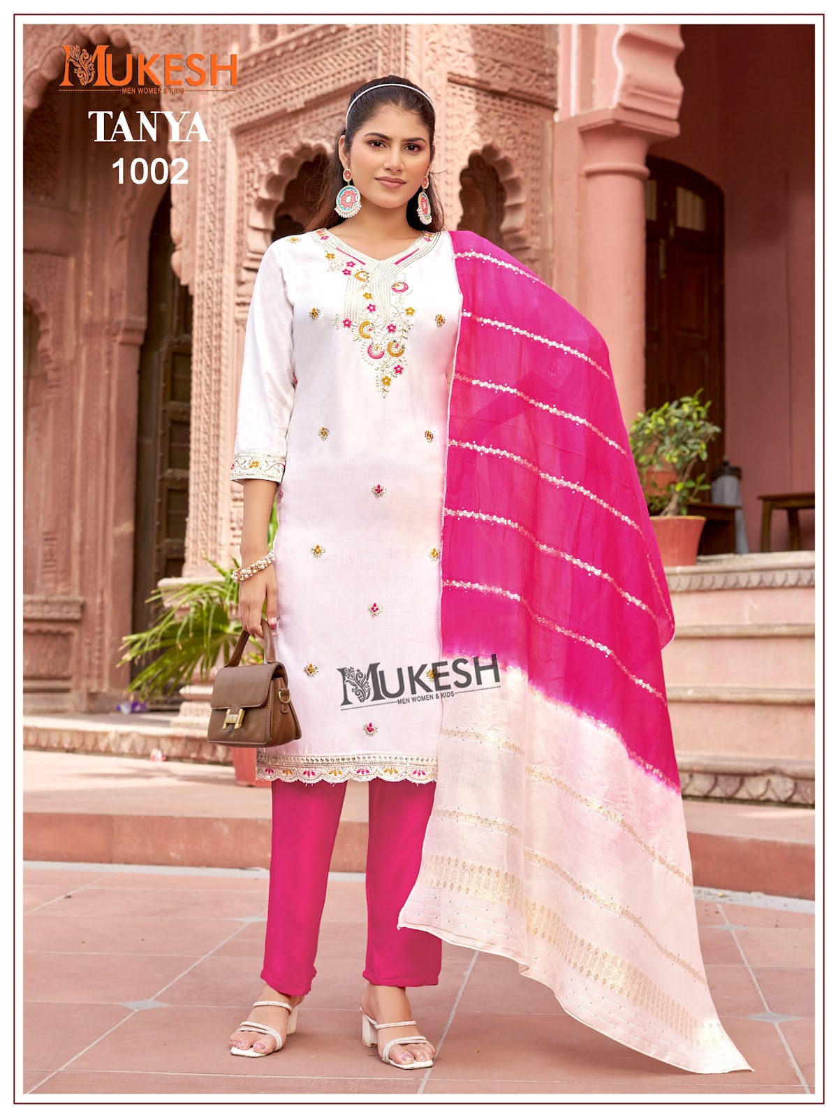 Tanya Mukesh Banwery Rayon 14Kg Readymade Pant Style Suits Manufacturer Ahmedabad