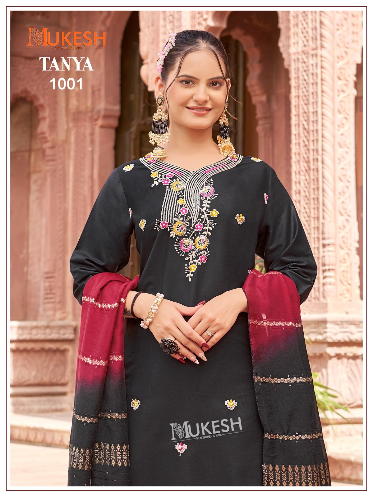 Tanya Mukesh Banwery Rayon 14Kg Readymade Pant Style Suits Manufacturer Ahmedabad