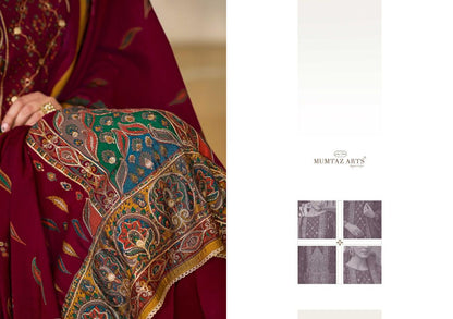 Tanya Mumtaz Arts Viscose Muslin Karachi Salwar Suits Manufacturer Ahmedabad