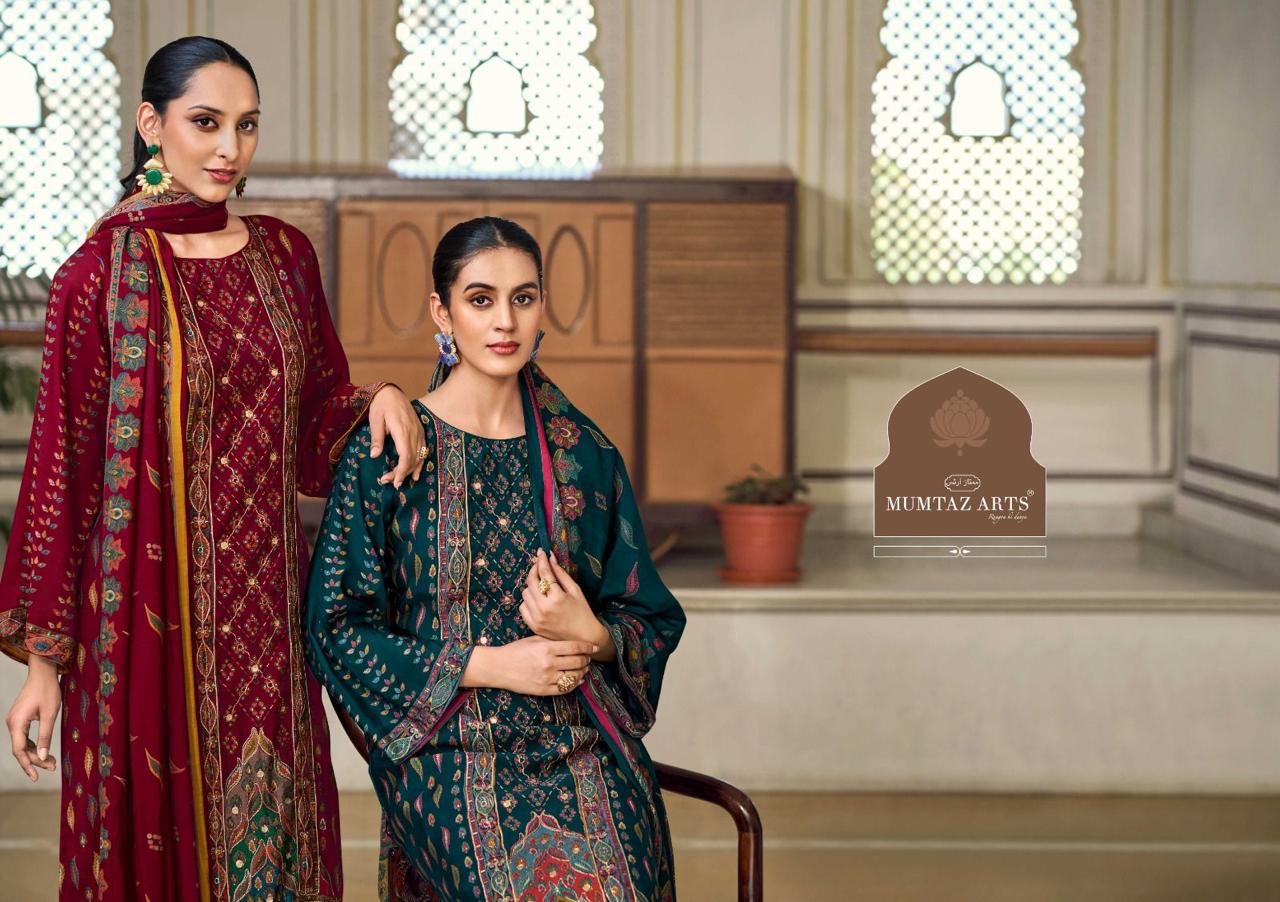 Tanya Mumtaz Arts Viscose Muslin Karachi Salwar Suits Manufacturer Ahmedabad