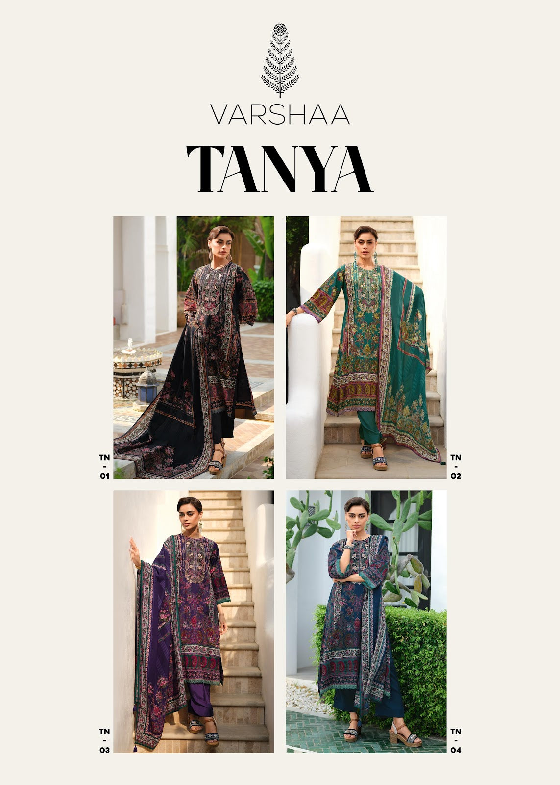 Tanya Varshaa Premium Cotton Pant Style Suits Manufacturer India