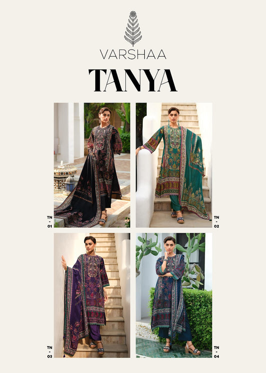 Tanya Varshaa Premium Cotton Pant Style Suits Manufacturer India