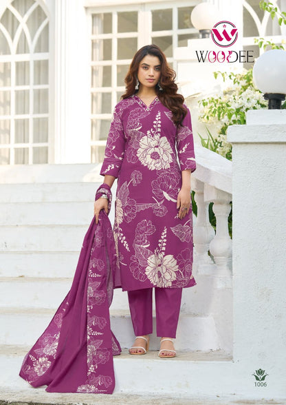 Tanya Woodee Viscose Readymade Pant Style Suits Wholesaler Gujarat