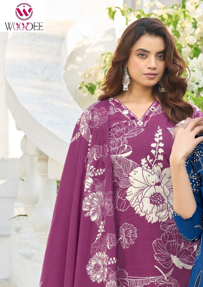 Tanya Woodee Viscose Readymade Pant Style Suits Wholesaler Gujarat