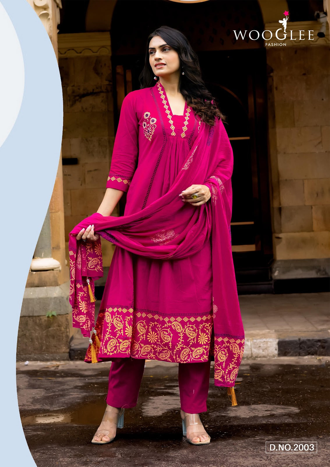 Tanya Wooglee Cotton Readymade Anarkali Suits Wholesale